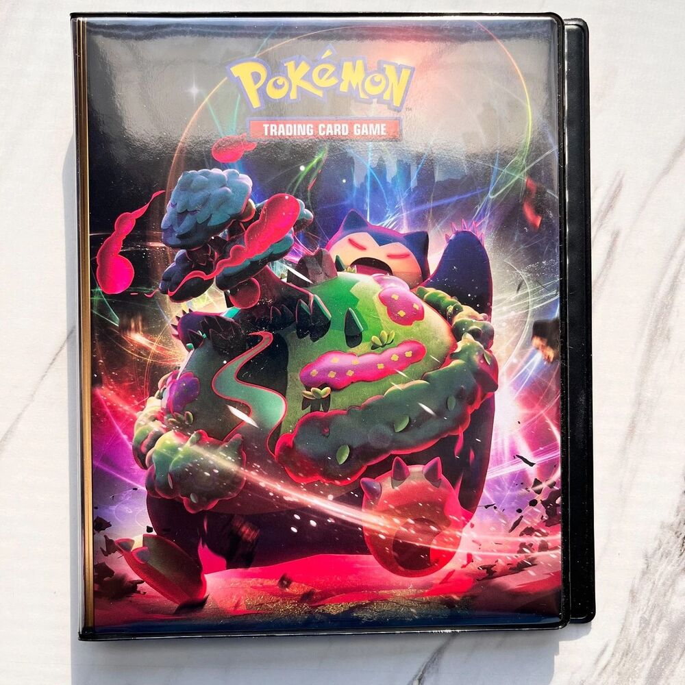 Pokémon Snorlax & Lapras Vmax Standard TCG 4 Card Binder